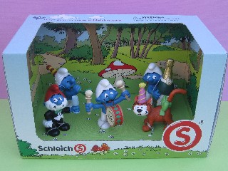 Schleich Schlumpf Golfer Figur - Ca. 6 Cm, Detailreich, Für Sammler & Kinder Ab 3 Jahren