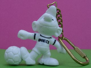smurf puffi 20068 italian football-forza juve-tbe Smurf figurine 
