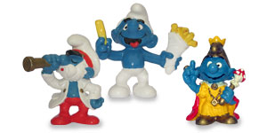 Smurfs 20122 Cowboy Smurf 20147 Cowboy Smurfette & 40214 Smurf - Portugal